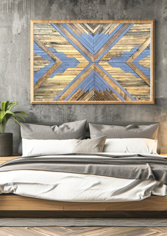 Geometric Blue Ridge Mosaic